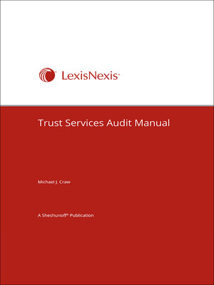 cover image of Trust Services Audit Manual
